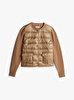 Kadın Down Knit Mix Ceket