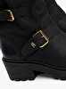 Kadın Biker Double Buckle Bot