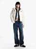 Kadın Tjw Tonal Aop Badge Puffer Mont