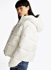 Kadın Tjw Tonal Aop Badge Puffer Mont