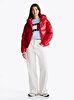 Kadın Tjw Shiny Hood Badge Puffer Mont