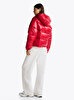 Kadın Tjw Shiny Hood Badge Puffer Mont