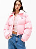 Kadın Tjw Crp Badge Collar Puffer Mont