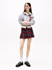 Kadın Tjw Plaid Pleated Etek