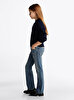 Kız Çocuk Flare Vintage Jean Pantolon