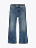Kız Çocuk Flare Vintage Jean Pantolon