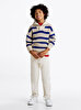 Erkek Çocuk Stripe Mockneck Kazak