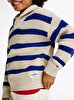 Erkek Çocuk Stripe Mockneck Kazak