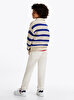 Erkek Çocuk Stripe Mockneck Kazak