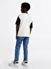Erkek Çocuk Monotype Flock Graph T-Shirt