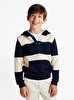 Erkek Çocuk Striped Reg Hoodie