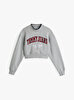 Kadın Tjw Crop Cneck Collar Sweatshirt