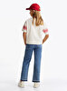 Kız Çocuk Varsity Colorblock T-Shirt