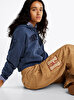 Kadın Relax Cargo Canvas Pantolon