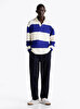 Erkek Blocking Rugby Sweatshirt