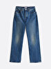 Kadın Loose Straight Jean Pantolon