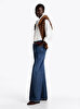 Kadın Wide Leg Jean Pantolon