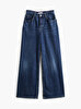 Kadın Wide Leg Jean Pantolon