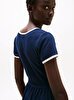 Kadın Contrast Soft V-Nk Elbise