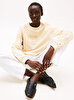 Kadın Boxy Outline Flag Sweatshirt