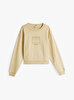 Kadın Boxy Outline Flag Sweatshirt