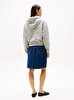 Kadın Modern Outline Flag Hoodie