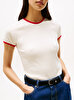 Kadın Contrast Ringer T-Shirt