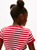 Kız Çocuk Ruffle Stripe T-Shirt