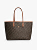 Kadın Th Monoplay Leather Tote Çanta