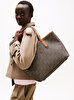 Kadın Th Monoplay Leather Tote Çanta