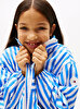 Kız Çocuk Striped Rüzgarlık Ceket
