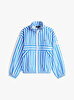 Kız Çocuk Striped Rüzgarlık Ceket