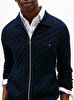 Erkek Classic Cable Polo Yaka Hırka
