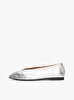 Kadın Soft Metal Leather Babet