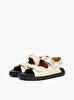 Kadın Leather Sporty Sandalet