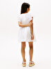 Kız Çocuk Textured Cotton Elbise