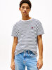 Erkek Tjm Reg Ringer Badge T-Shirt