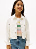 Kız Çocuk Trucker  White Denim Ceket