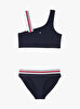 Kız Çocuk Tek Omuz Bikini Takım