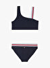 Kız Çocuk Tek Omuz Bikini Takım