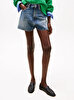 Kadın Denim Mini Flare Şort