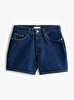 Kadın Denim Mini Flare Şort