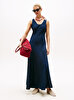 Kadın Textured Linen Tank Elbise