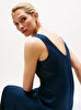 Kadın Textured Linen Tank Elbise