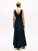 Kadın Textured Linen Tank Elbise