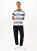 Erkek Regular Fit Striped T-Shirt