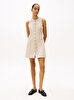 Kadın Linen Mix Sleeveless Elbise