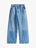 Kadın Loose Wide Leg Jean Pantolon