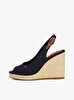 Kadın Flag High Wedge Espadril