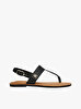 Kadın Leather Thong Sandalet
